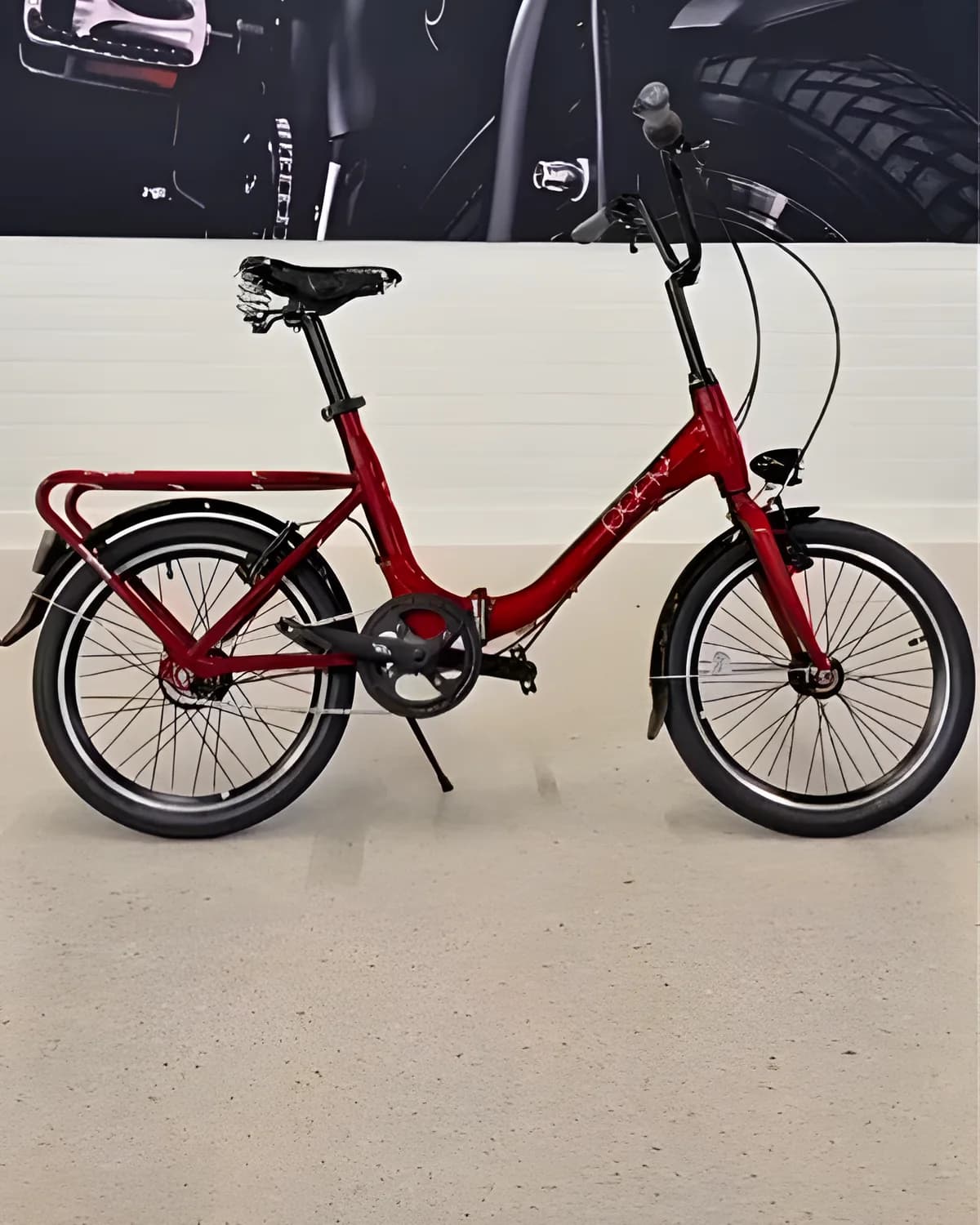 Rotes Rog Pony, fahrbereit